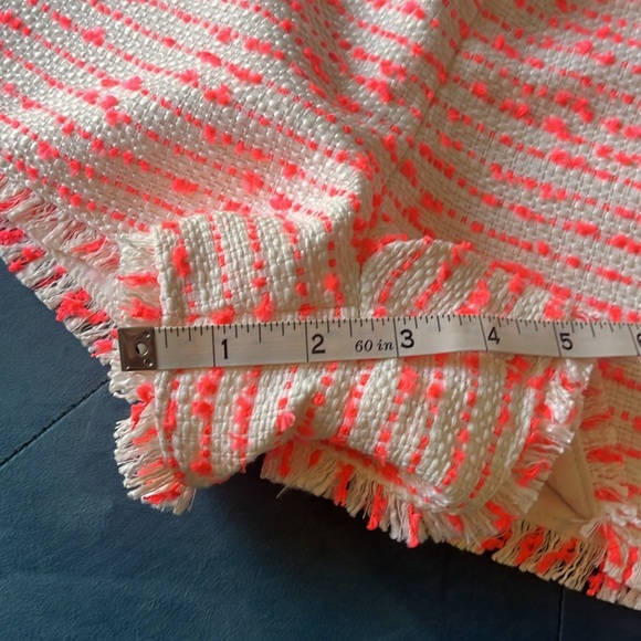 Cinq à Sept Pink and White High Waist Shorts - Picture 3 of 5